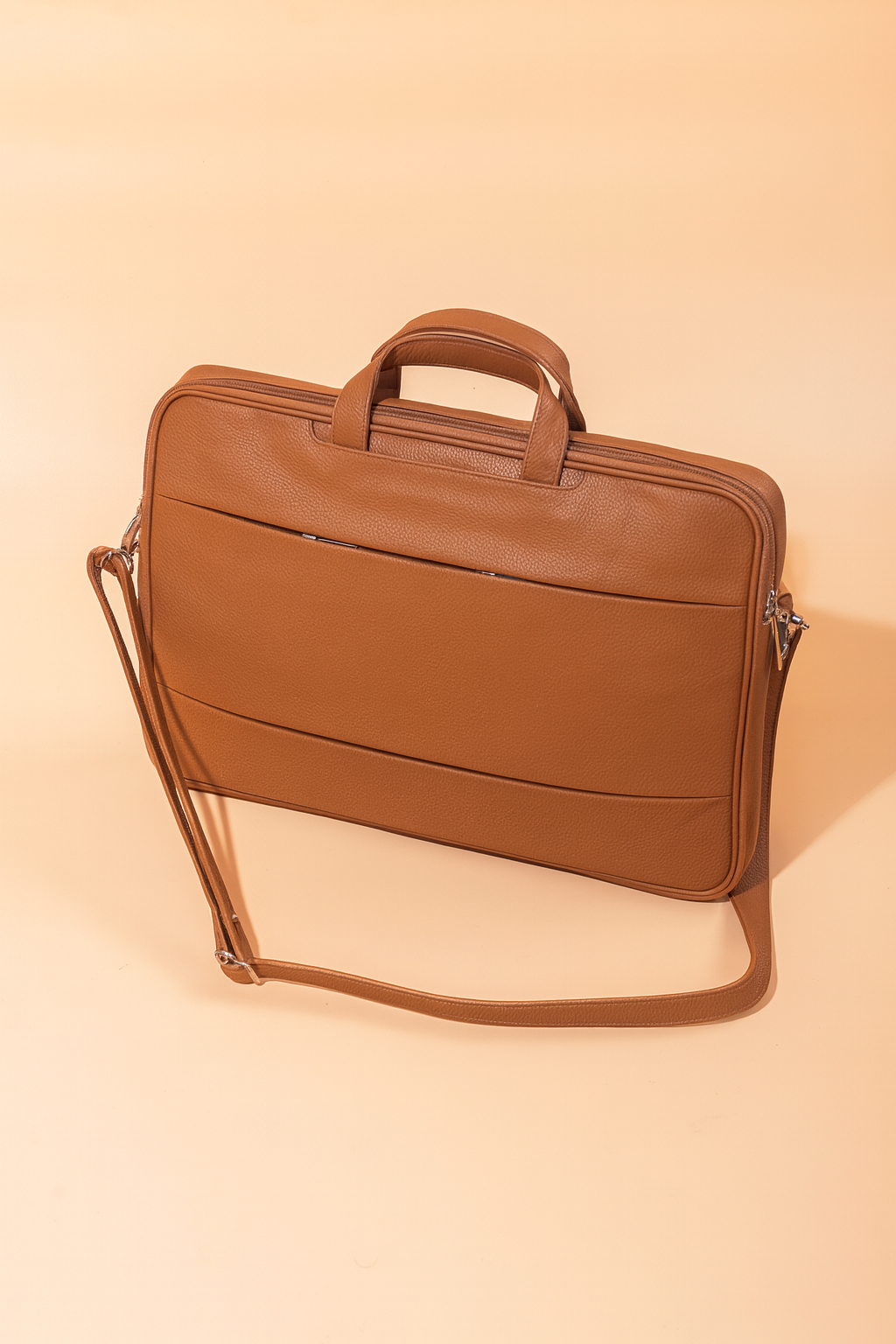 Classic Office Laptop Leather Black Bag